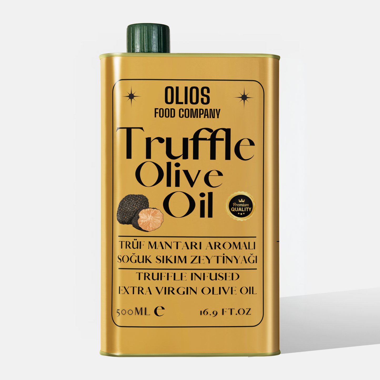 Trüf Aromalı Soğuk Sıkım Zeytinyağı 500ml