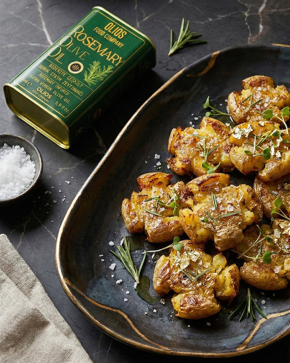 Sesi Açın: Çıtır Çıtır Ezme Patates (Smashed Potatoes)