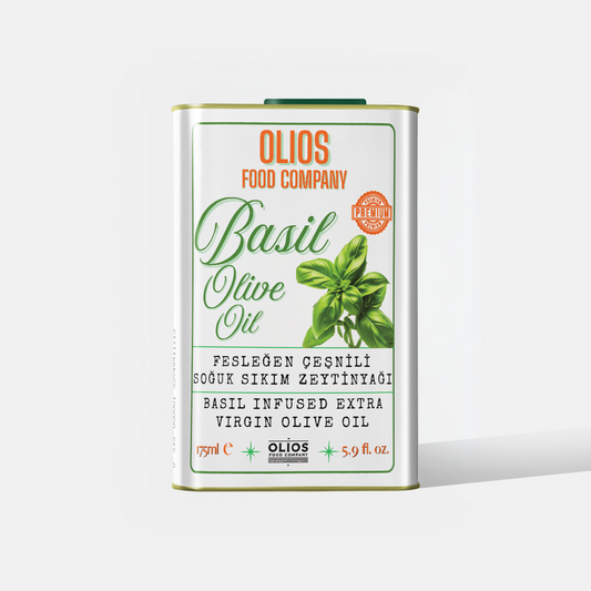 Fesleğen Çeşnili Soğuk Sıkım Zeytinyağı